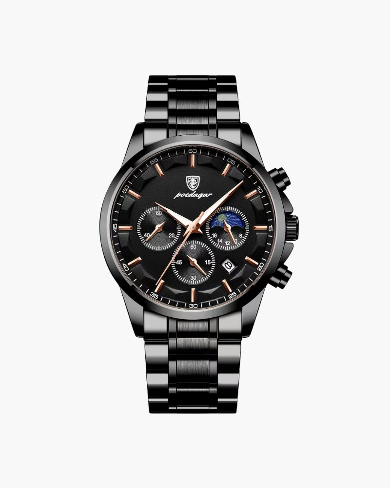 Präzisions-Chronograph Stahluhr