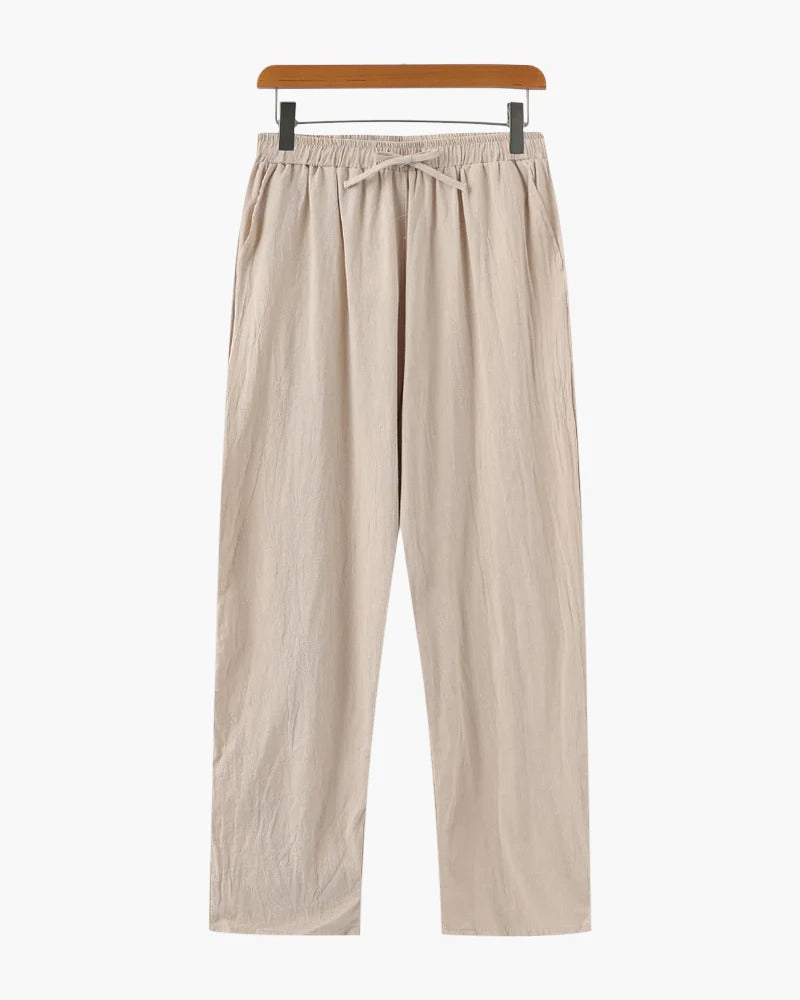 Leinen Relaxed-Hose Floowa