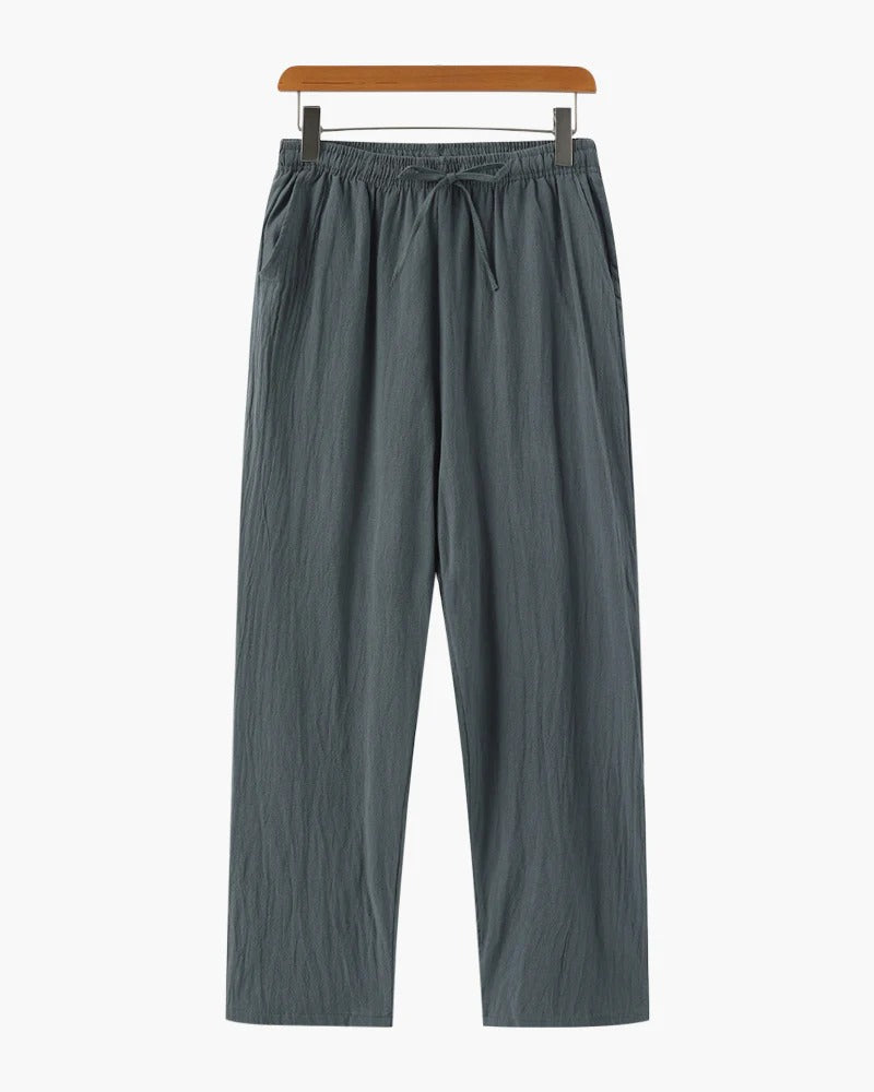 Leinen Relaxed-Hose Floowa