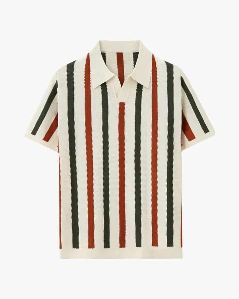 Diamond Floowa Knit Stripe Polo