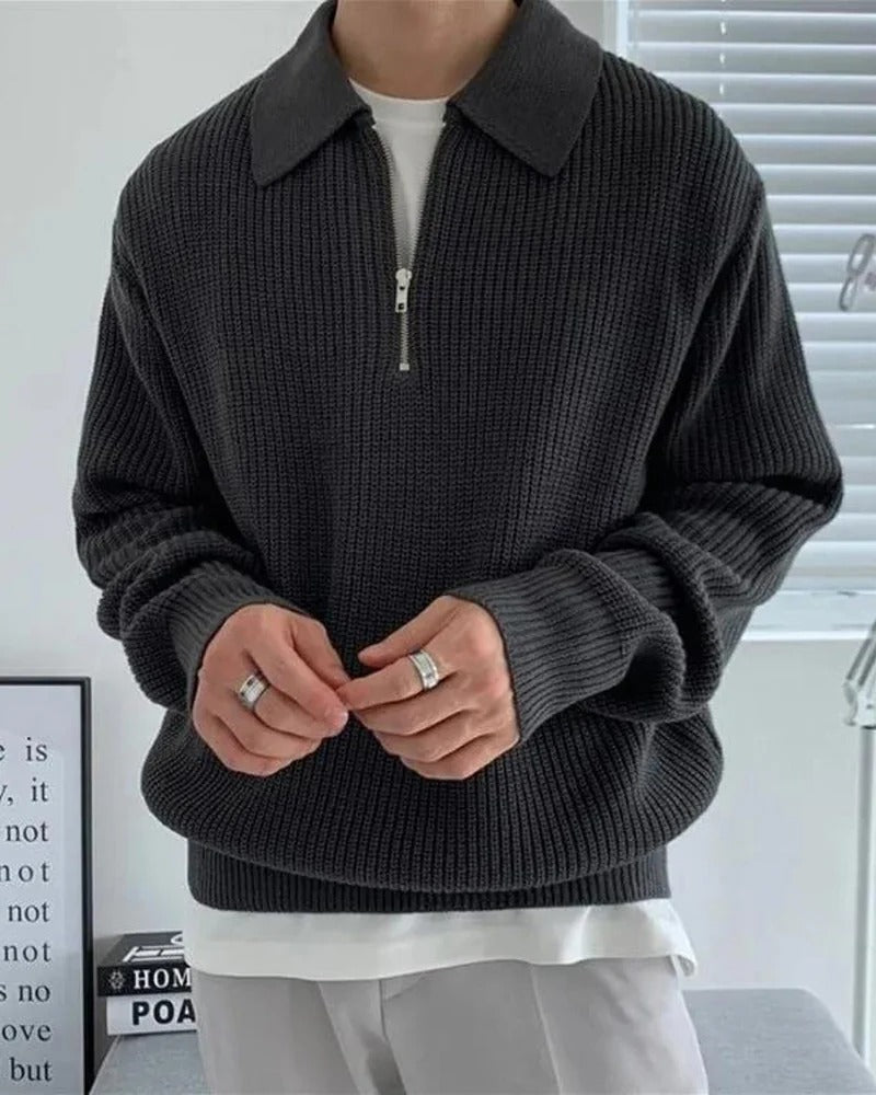 Cesare Floowa Half Zip Sweater